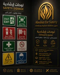 لوحات إرشادية - السهول الخليجية للأمن والسلامة